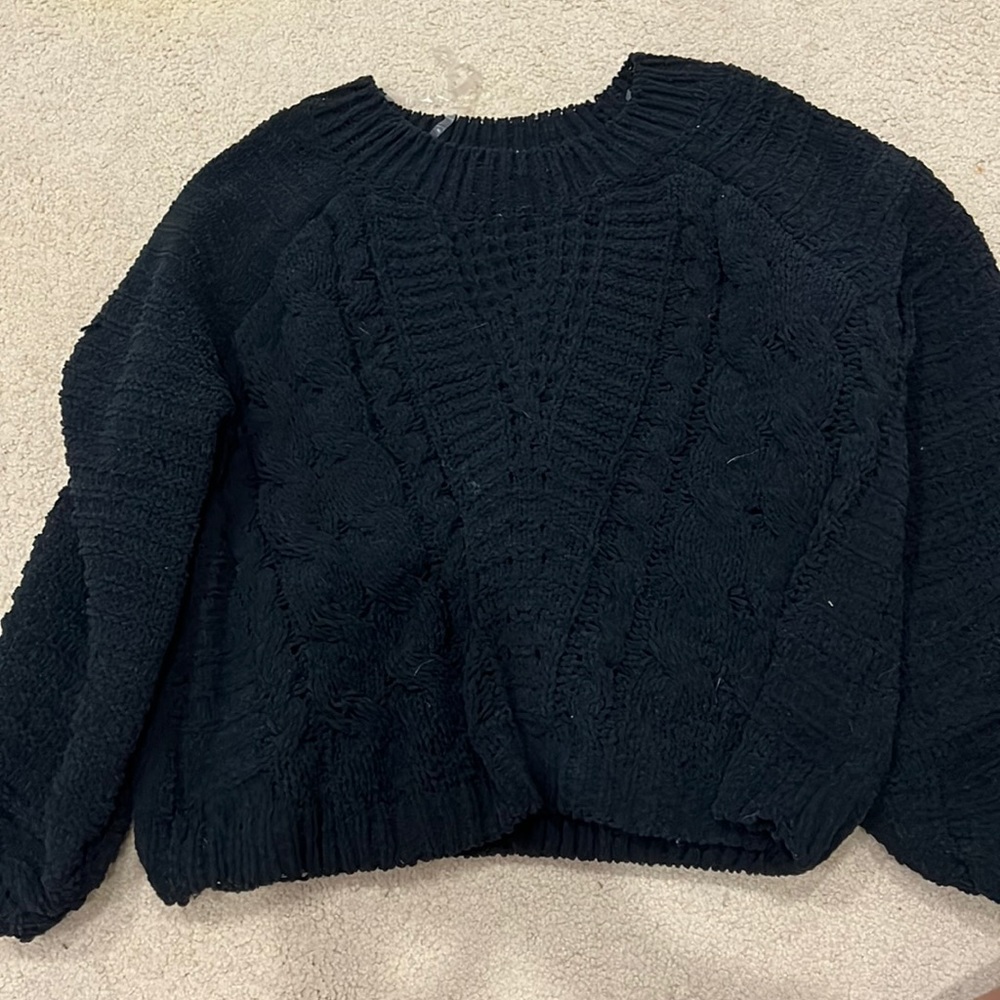 Black Knit Sweater
